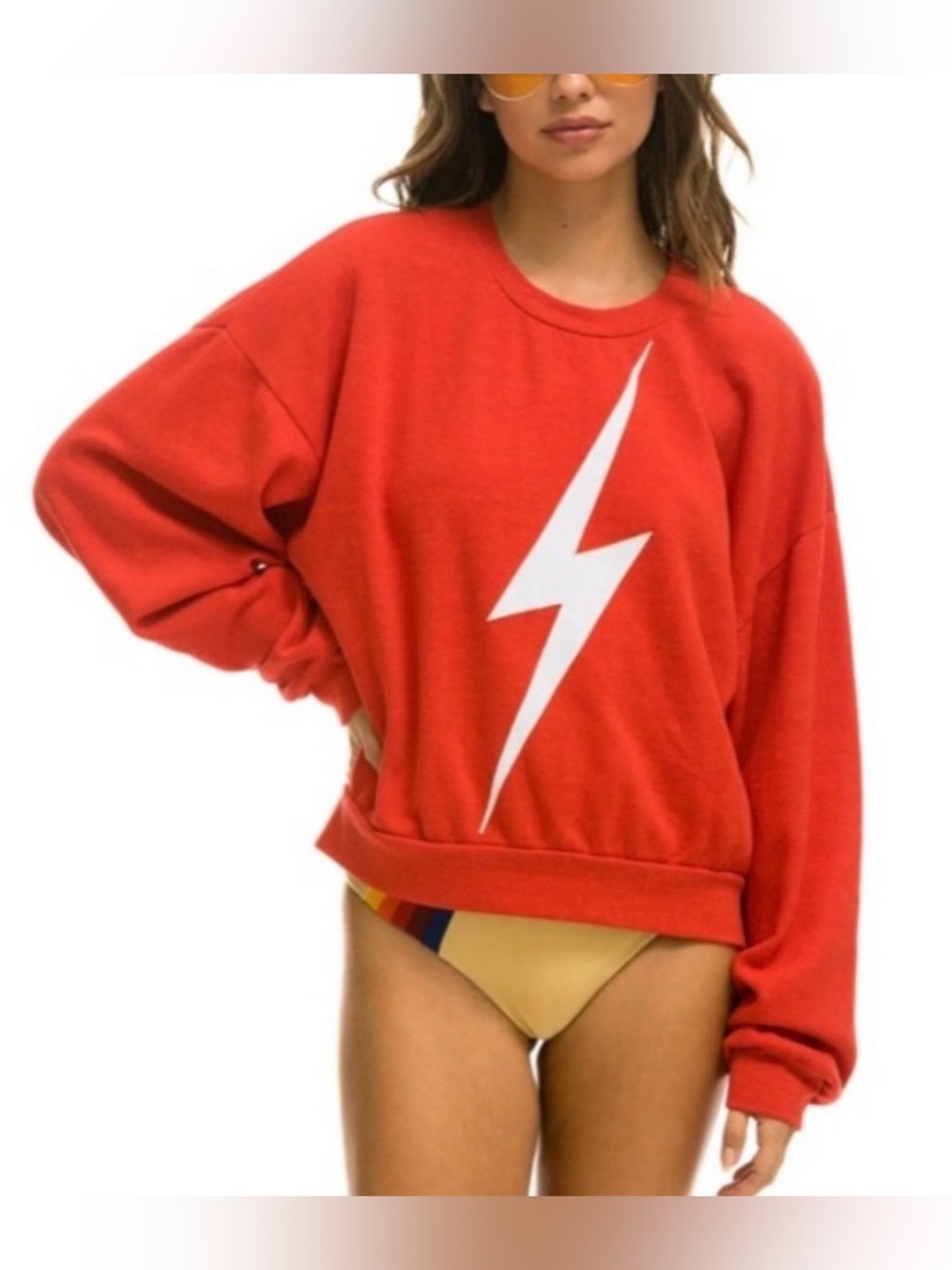 Aviator Nation Bolt Crew Sweatshirt - Picture 8 of 14